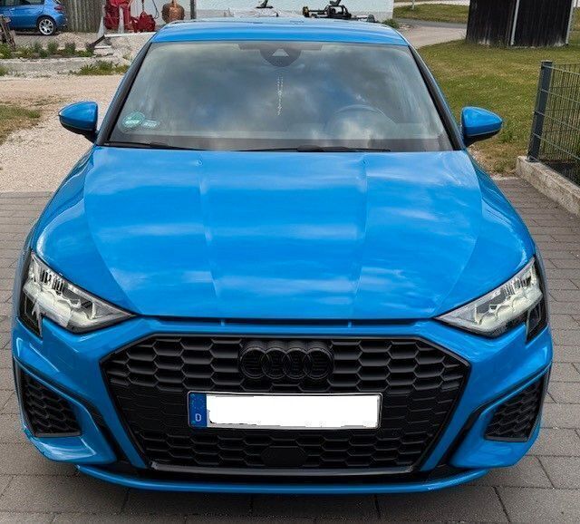 Blau Gebraucht 2022 Audi A3 S-Line Limousine | 26.999 € (Fairer Preis) - Bild 1/4