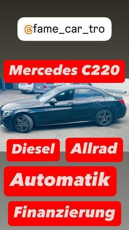 Obsidianschwarz metalliclack Gebraucht 2019 Mercedes C220 AMG line Limousine | 24.999 € (Teuer) - Bild 1/1