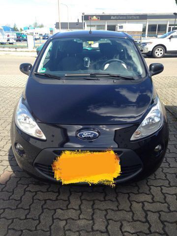 Gebraucht Ford Ka 69 PS (50 kW) 2010 Schwarz metallic Kleinwagen
