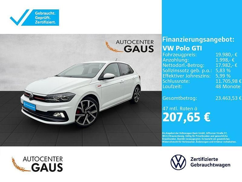 Weiß Gebraucht 2022 VW Polo GTI Limousine | 19.980 € (Guter Preis) - Bild 1/4