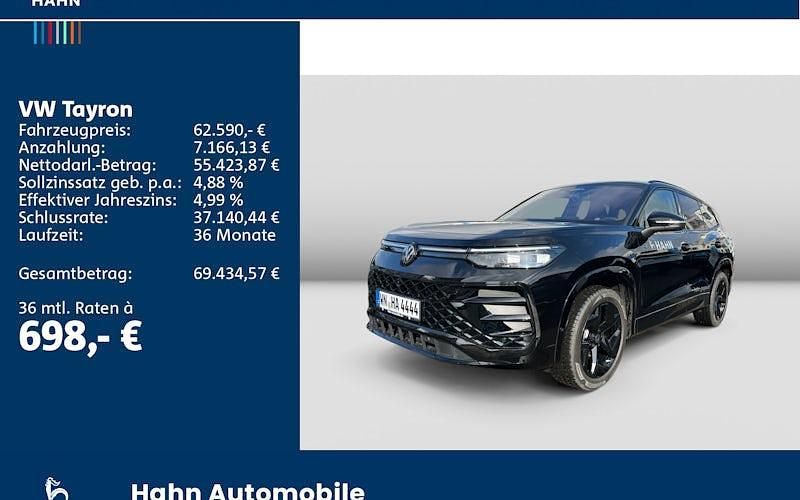 Gebraucht VW Tayron R-line 193 PS (141 kW) 2026 Schwarz SUV