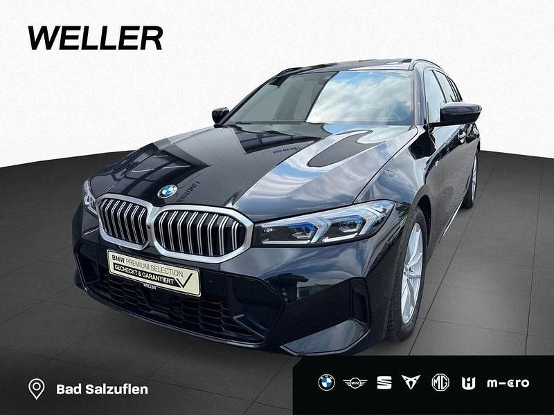 Black sapphire (schwarz) Gebraucht 2024 BMW 320 M Sport Kombi | 39.975 € (Fairer Preis) - Bild 1/4