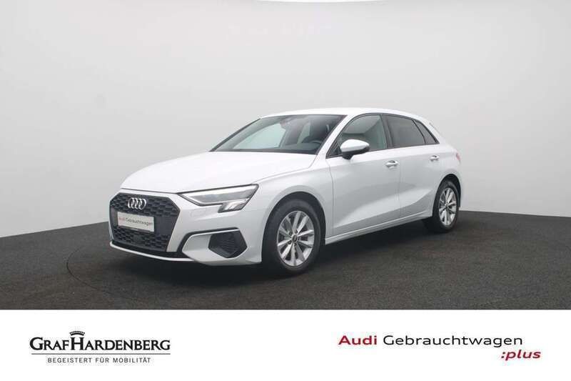 Weiß Gebraucht 2021 Audi A3 Sportback Business Kleinwagen | 23.880 € (Fairer Preis) - Bild 1/4