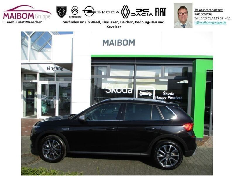 Blackmagic perl. Gebraucht 2022 Skoda Kamiq ScoutLine SUV | 21.900 € (Fairer Preis) - Bild 1/3