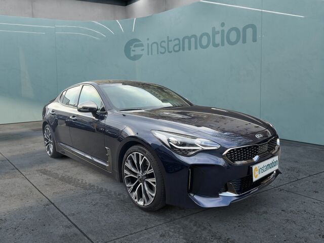Blau Gebraucht 2021 Kia Stinger GT-Line Kleinwagen | 35.636 € (Teuer) - Bild 1/2