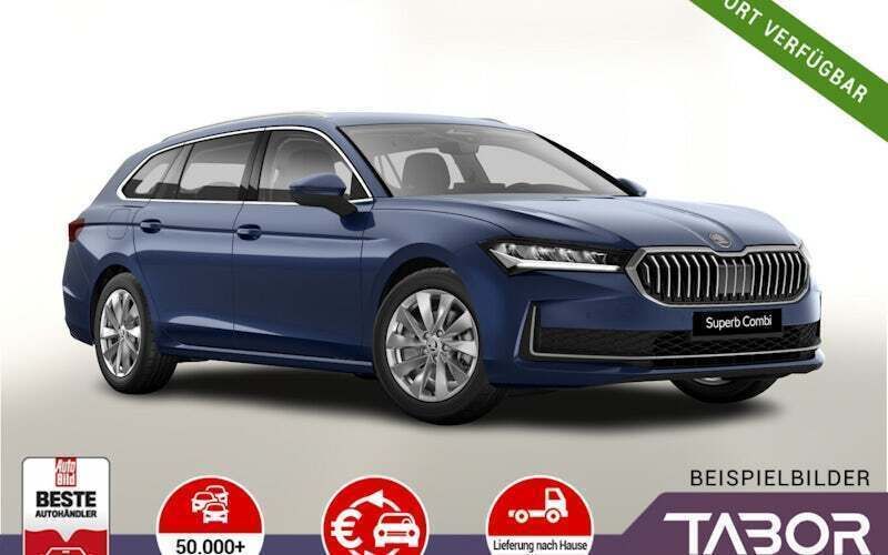 Blau (atlantikblau metallic) Neu 2025 Skoda Superb Selection Kombi | 34.788 € (Superpreis) - Bild 1/4