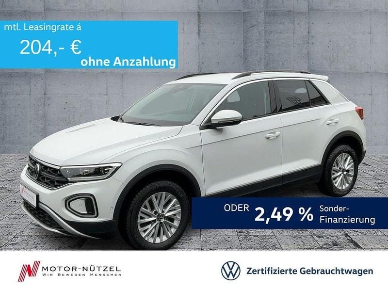 Weiß Gebraucht 2024 VW T-Roc Life SUV | 21.630 € (Guter Preis) - Bild 1/4