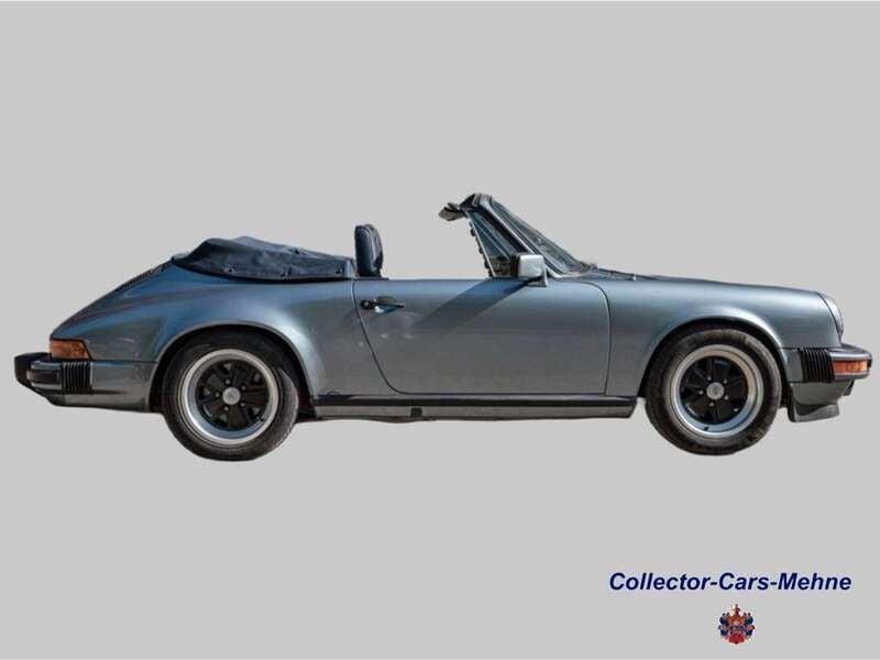 Blau Gebraucht 1984 Porsche 911 Cabrio | 49.000 € - Bild 1/4
