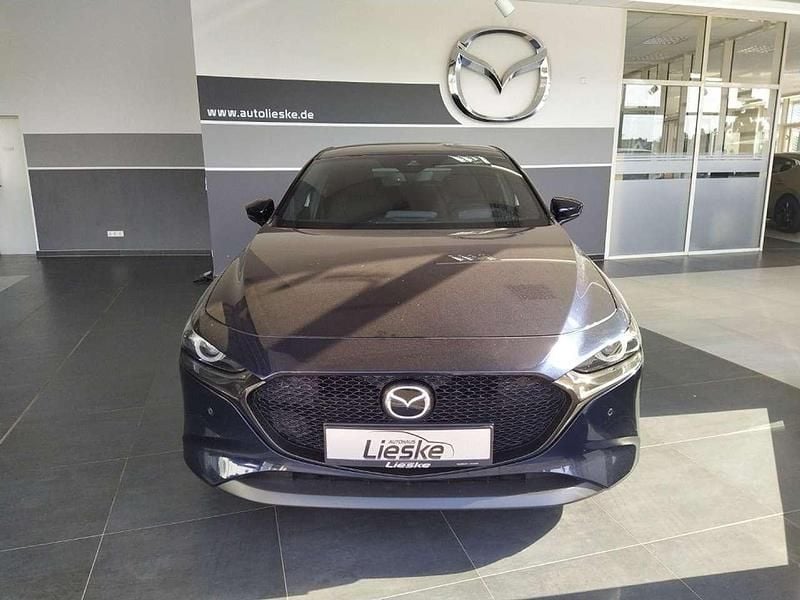 Mitternachtsblau Gebraucht 2020 Mazda 3 Selection Limousine | 16.790 € (Guter Preis) - Bild 1/4