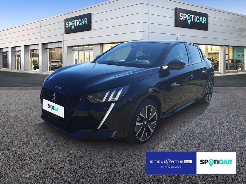 Schwarz Gebraucht 2022 Peugeot e-208 GT Kleinwagen | 17.290 € (Guter Preis) - Bild 1/4