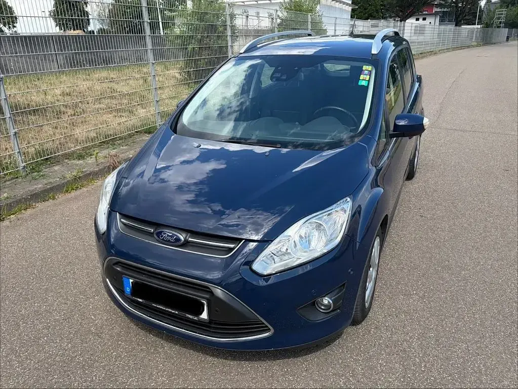 Gebraucht Ford Grand C-Max SYNC Edition 150 PS (110 kW) 2015 Blau Van / Kleinbus