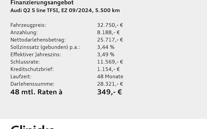 Gebraucht Audi Q2 S-Line 150 PS (110 kW) 2024 Weiß SUV