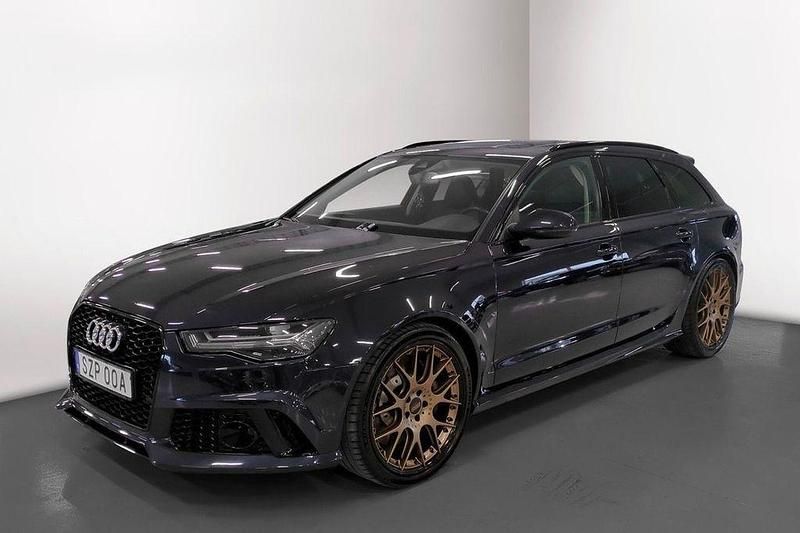 Blau Gebraucht 2018 Audi RS6 Sport Kombi | 55.000 € - Bild 1/4