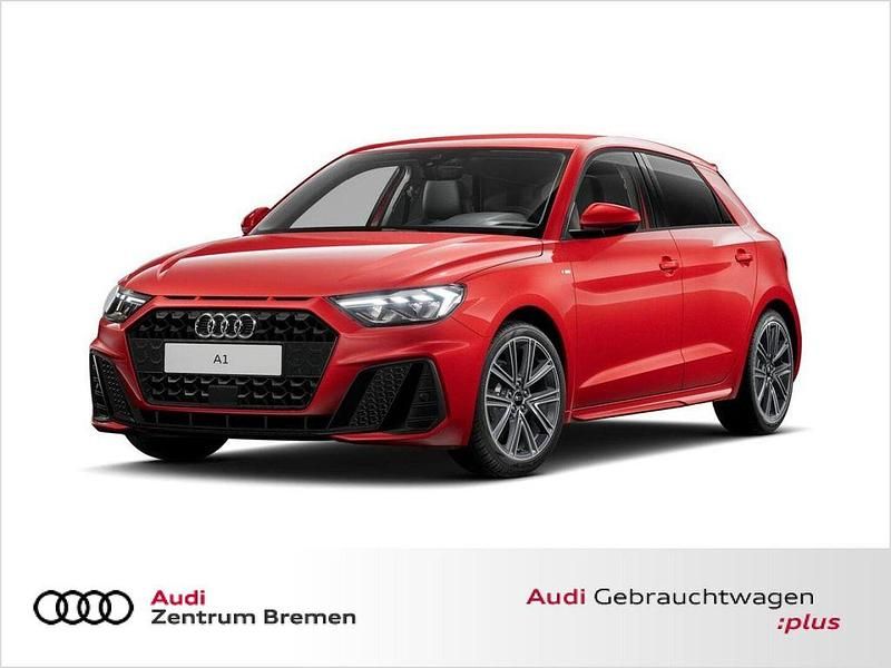 Progressivrot metallic Gebraucht 2024 Audi A1 Sportback S-Line Kleinwagen | 29.250 € - Bild 1/4
