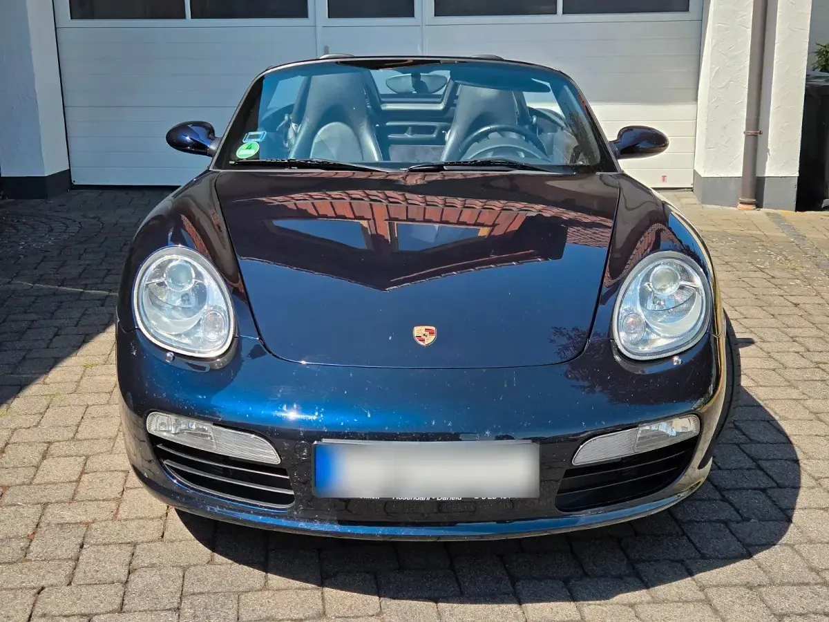 Gebraucht Porsche Boxster 245 PS (180 kW) 2008 Blau Cabrio