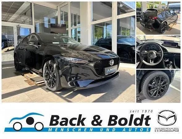 Schwarz Neu 2025 Mazda 3 Exclusive-Line Limousine | 32.950 € - Bild 1/4