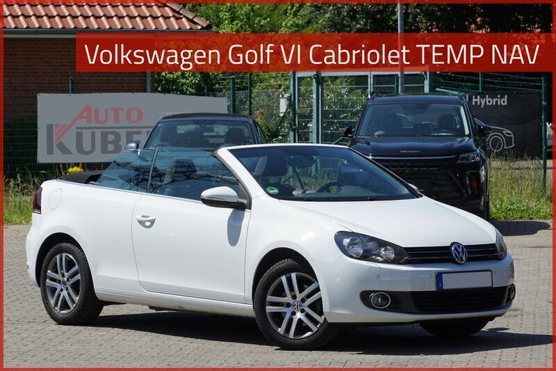 Weiß Gebraucht 2013 VW Golf Cabriolet Cabrio | 10.900 € (Fairer Preis) - Bild 1/4