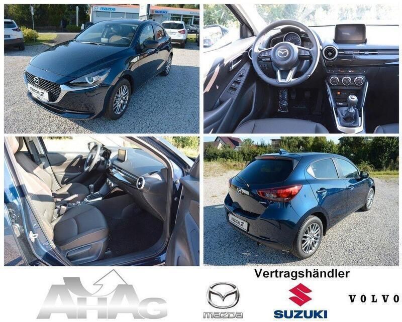 Blau Gebraucht 2021 Mazda 2 Kizoku Kleinwagen | 14.350 € (Guter Preis) - Bild 1/4
