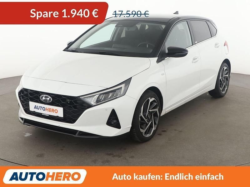 Weiß Gebraucht 2021 Hyundai i20 Prime Kleinwagen | 15.650 € (Fairer Preis) - Bild 1/3