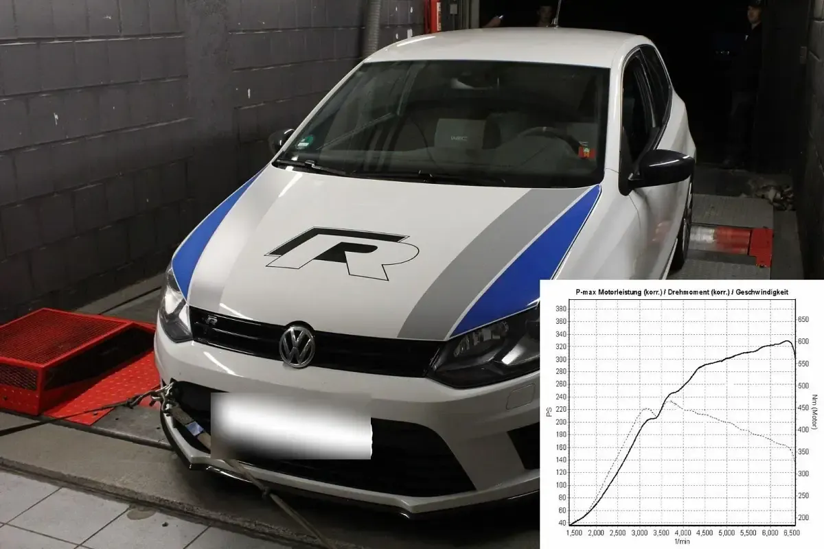 Gebraucht VW Polo R 349 PS (256 kW) 2013 Weiß Kleinwagen