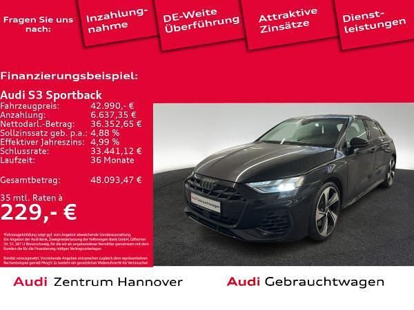 Gebraucht Audi S3 Ambiente 333 PS (244 kW) 2024 Schwarz (0e mythosschwarz metallic) Limousine