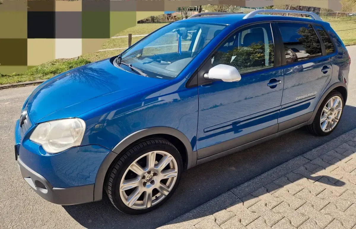 Używany VW Polo Cross 105 KM (77 kW) 2007 Niebieski Hatchback