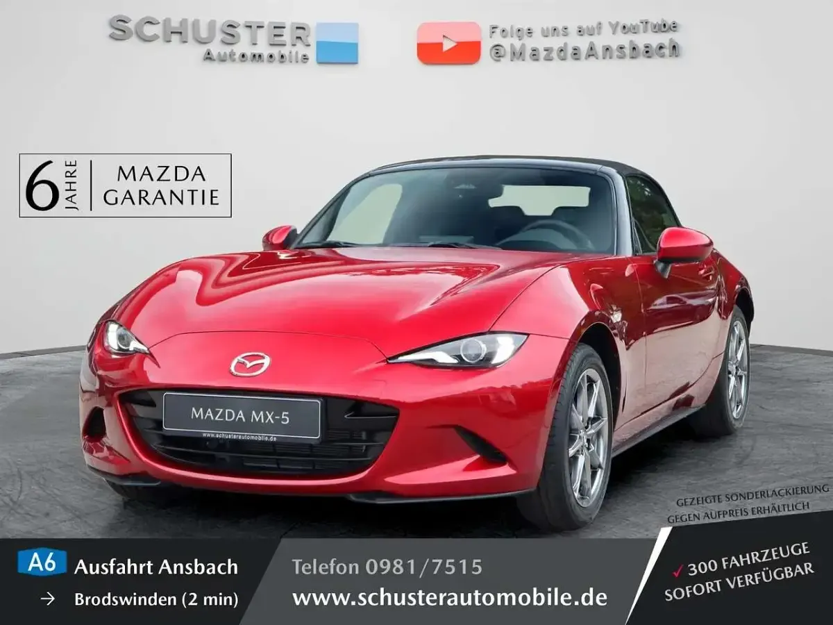 Gebraucht Mazda MX5 Exclusive 132 PS (97 kW) 2024 Weiß Cabrio