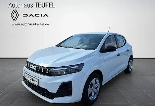 Neu Dacia Sandero Essentiel 67 PS (49 kW) 2026 Weiß Limousine