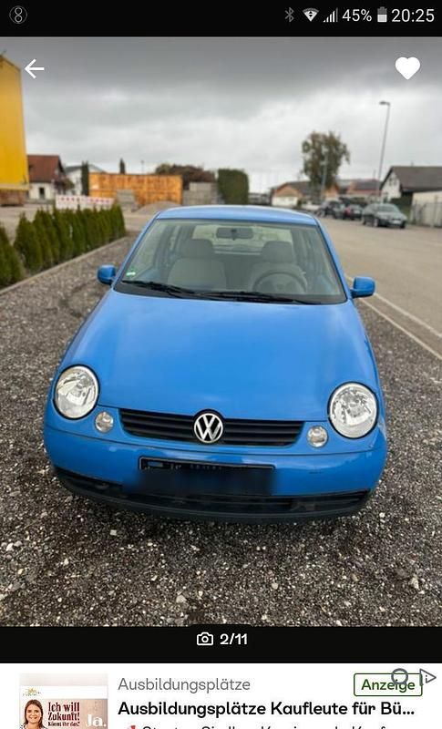Blau Gebraucht 1999 VW Lupo Kleinwagen | 600 € (Guter Preis) - Bild 1/1