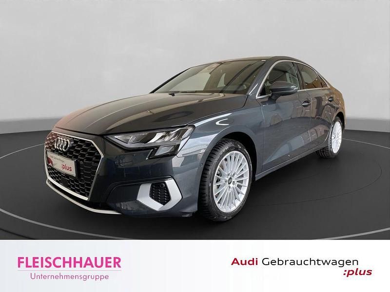 Grau Gebraucht 2024 Audi A3 Advanced Limousine | 30.780 € (Superpreis) - Bild 1/4