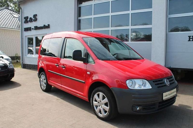 Rot Gebraucht 2009 VW Caddy Life Van / Kleinbus | 6.444 € (Teuer) - Bild 1/3
