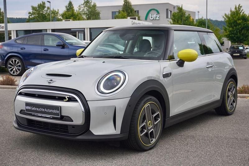 White silver Gebraucht 2022 Mini Cooper SE Hatch Kleinwagen | 16.990 € (Guter Preis) - Bild 1/4