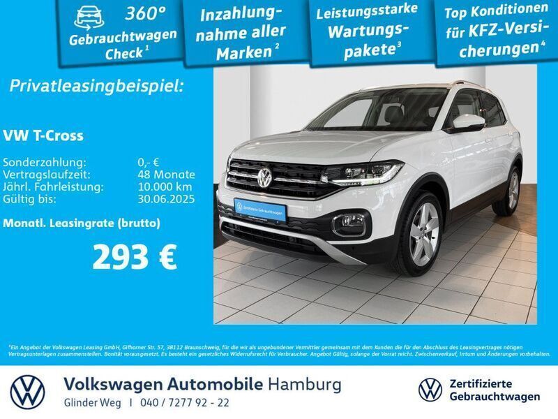 Weiß Gebraucht 2020 VW T-Cross Style SUV | 20.390 € (Fairer Preis) - Bild 1/3