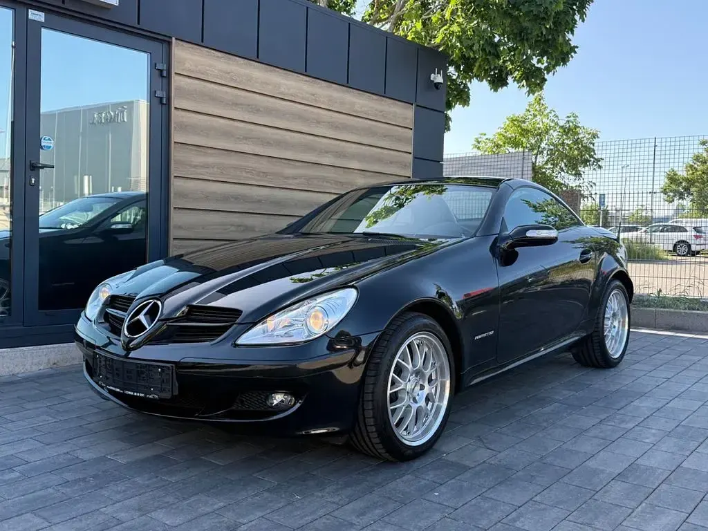 Usata Mercedes SLK200 163 CV (119 kW) 2004 Nero Cabrio
