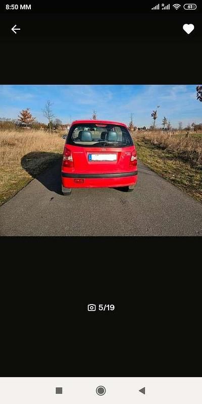 Rot Gebraucht 2006 Hyundai Atos Kleinwagen | 1.400 € (Fairer Preis) - Bild 1/4