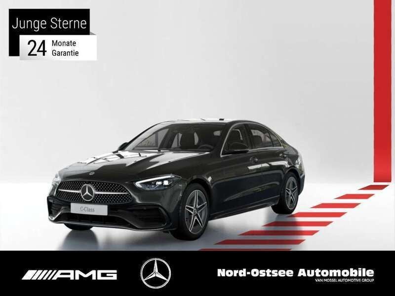 Metalliclack graphitgrau Gebraucht 2024 Mercedes C220 AMG Limousine | 40.890 € (Superpreis) - Bild 1/3