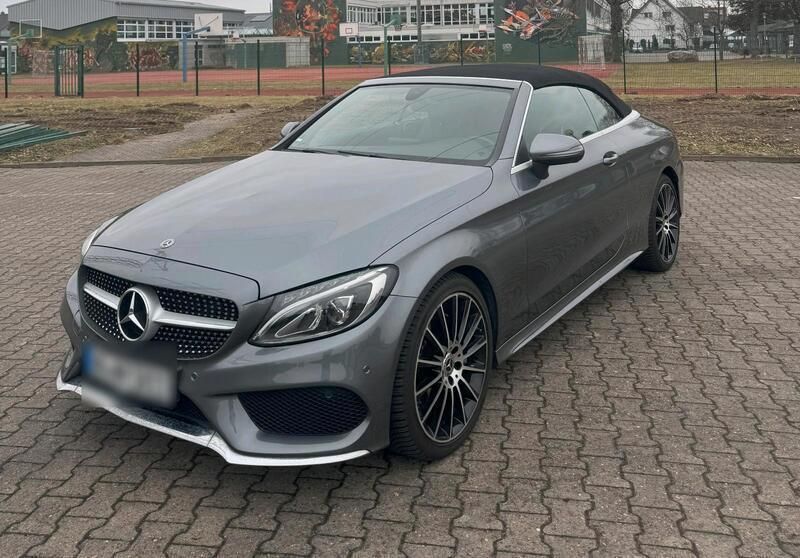 Grau Gebraucht 2017 Mercedes C200 Cabrio | 25.900 € (Fairer Preis) - Bild 1/4