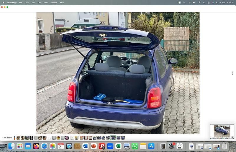 Gebraucht Nissan Micra 60 PS (44 kW) 2002 Blau Limousine