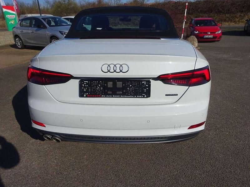 Gebraucht Audi A5 Cabriolet Design 190 PS (139 kW) 2018 Gletscherweiß metallic Cabrio
