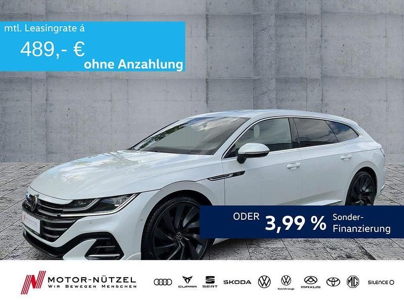 Oryxweiß perlmutteffekt Gebraucht 2020 VW Arteon R-line Kombi | 34.930 € (Fairer Preis) - Bild 1/4