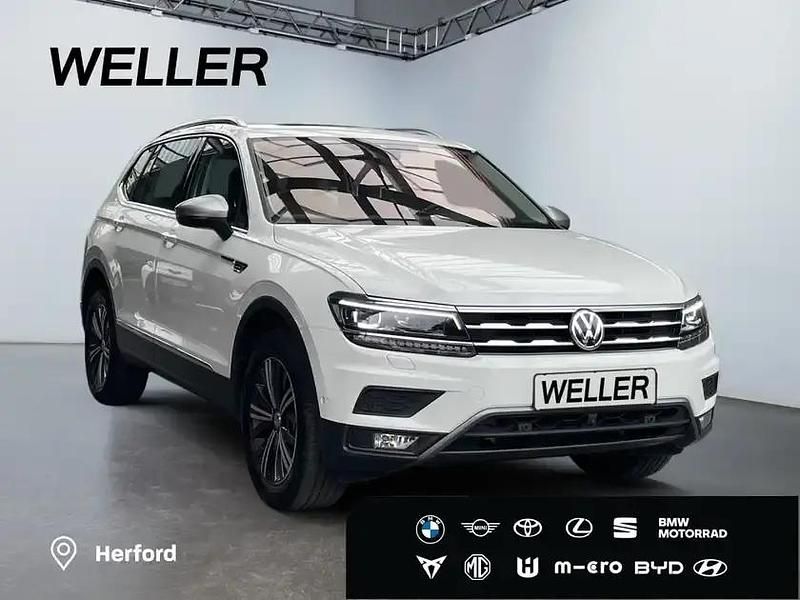Gebraucht VW Tiguan Allspace Highline 150 PS (110 kW) 2021 Weiss SUV