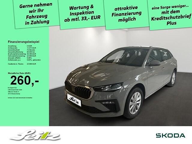 Gebraucht Skoda Scala Selection 116 PS (85 kW) 2024 Stahl grau Kleinwagen