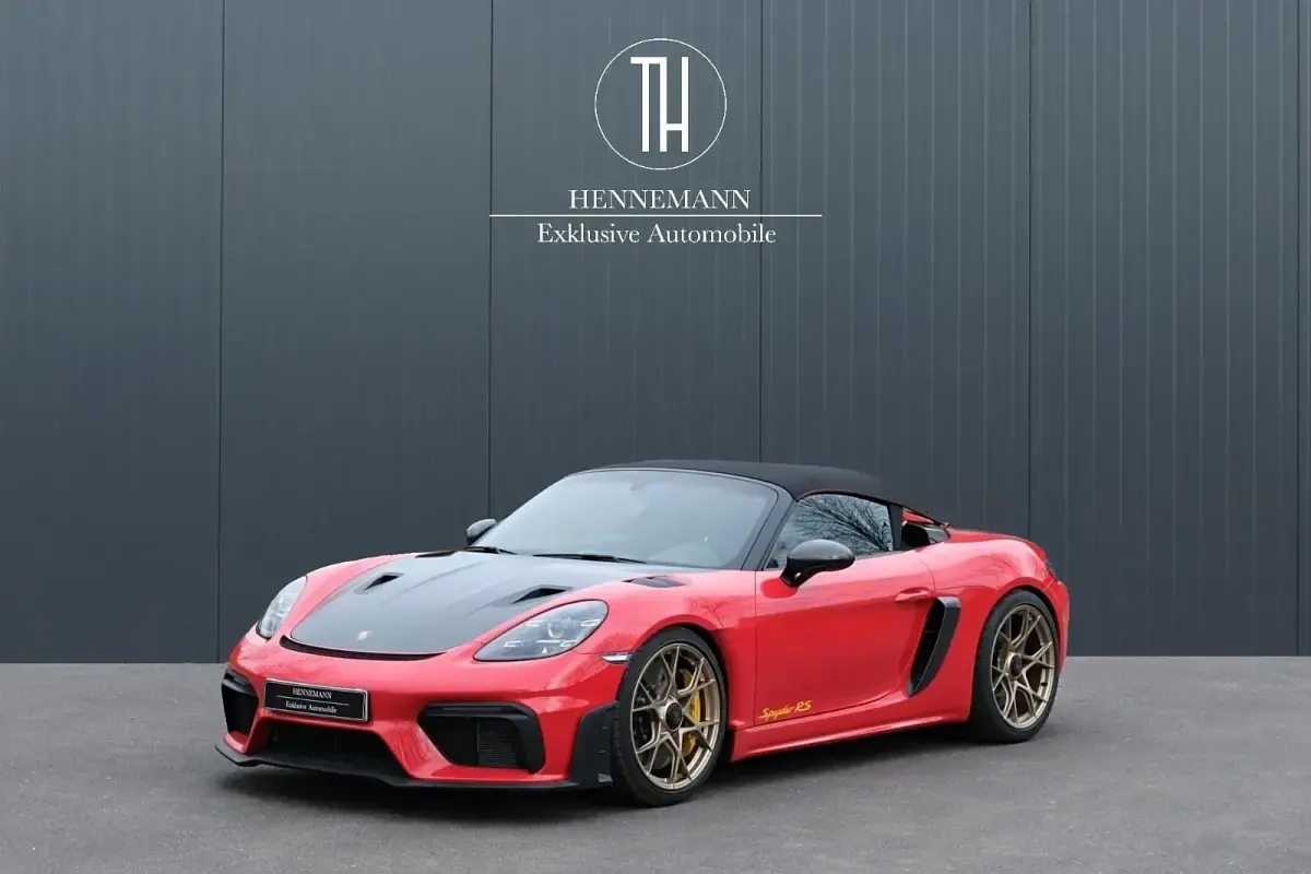 Gebraucht Porsche 718 Spyder RS 500 PS (367 kW) 2024 Rot Cabrio