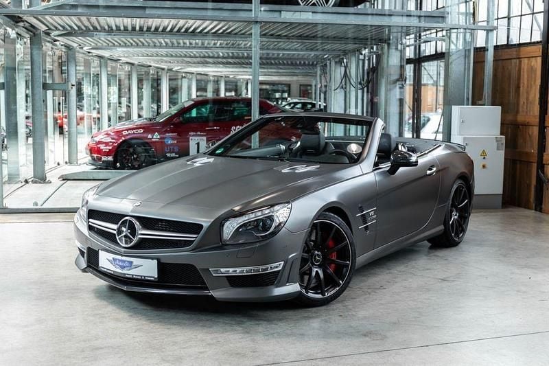 Cerussit grau magno Gebraucht 2014 Mercedes SL63 AMG AMG Cabrio | 79.890 € - Bild 1/4