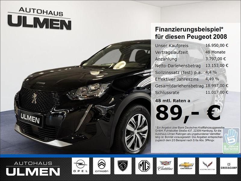 Schwarz Gebraucht 2022 Peugeot e-2008 Active SUV | 16.950 € (Guter Preis) - Bild 1/4