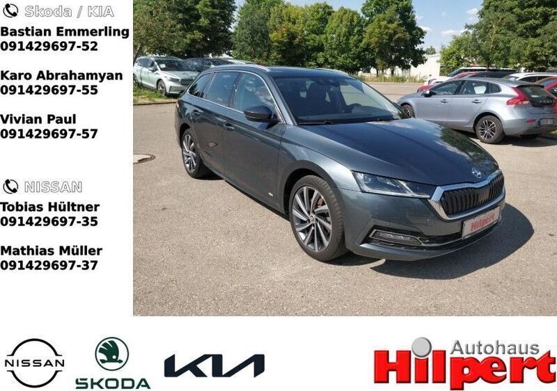 Quarzgrau metallic (metallic) Gebraucht 2020 Skoda Octavia Kombi | 22.440 € (Fairer Preis) - Bild 1/4