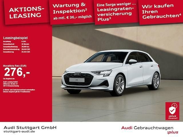 Gletscherweiß metallic Gebraucht 2025 Audi A3 Advanced Plus | 29.940 € - Bild 1/2