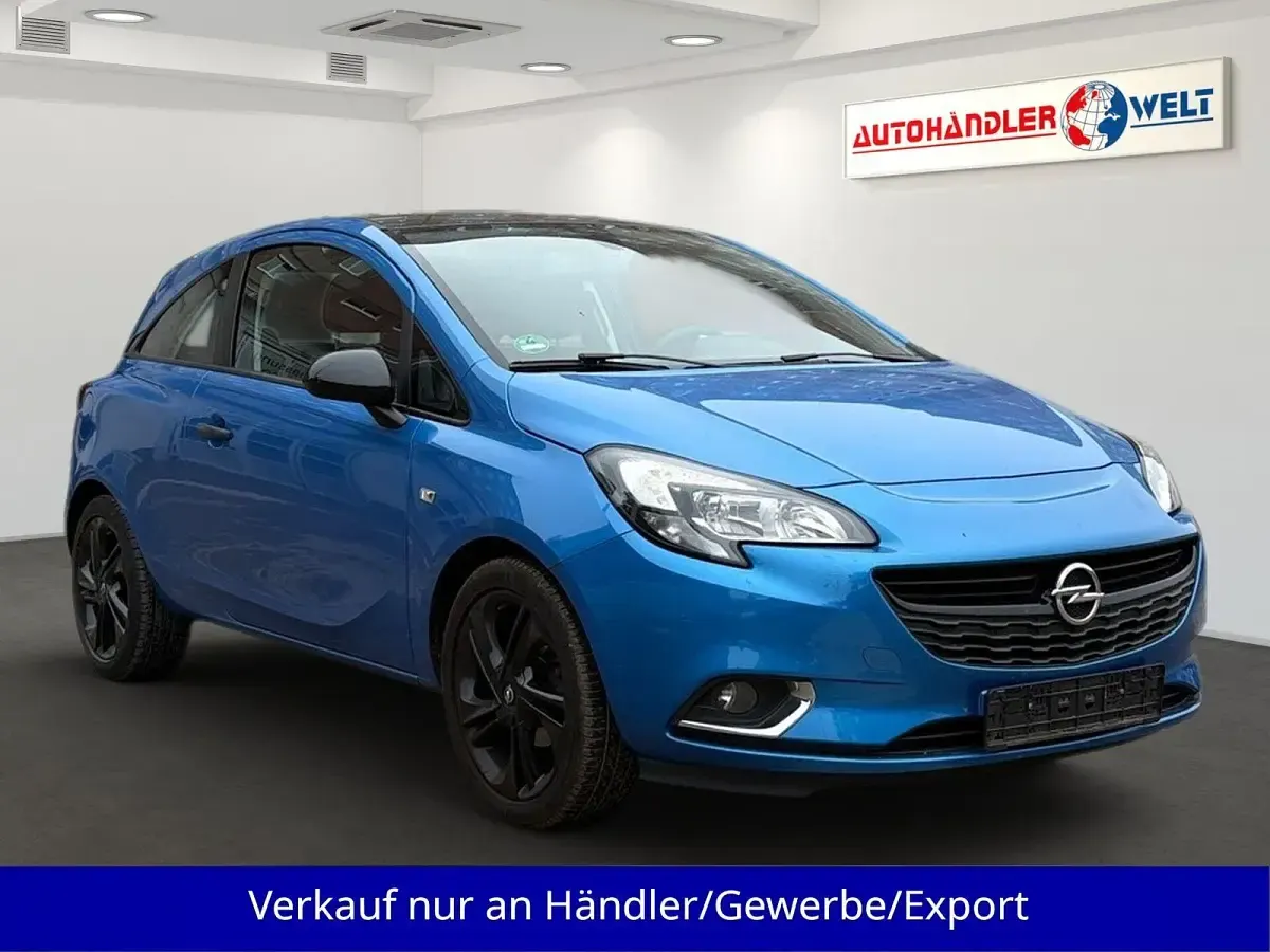 Gebraucht Opel Corsa 90 PS (66 kW) 2015 Blau Kleinwagen