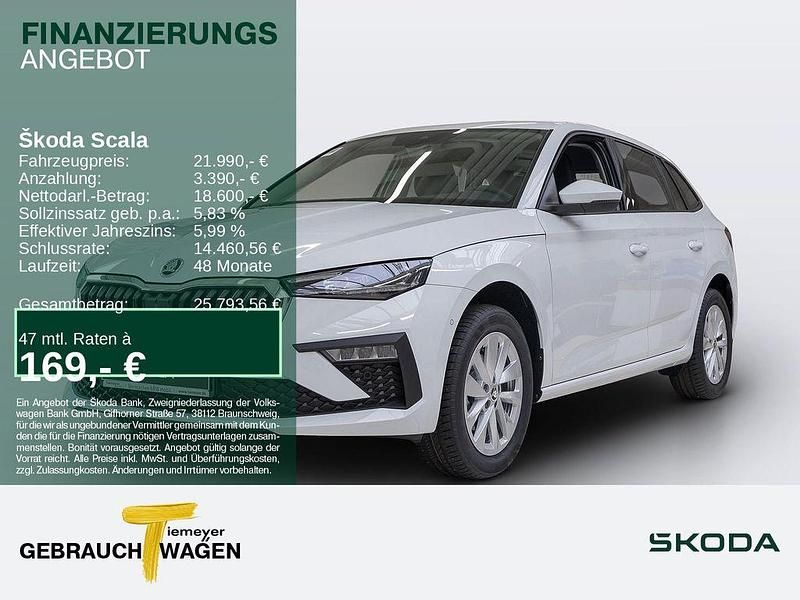 Moonweiß perleffekt Gebraucht 2024 Skoda Scala Selection Kleinwagen | 21.990 € (Fairer Preis) - Bild 1/4