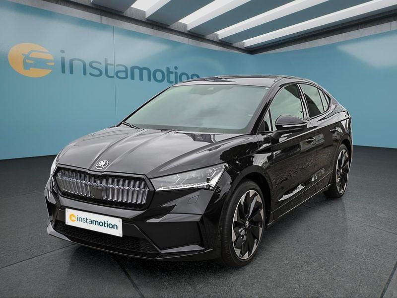 Schwarz Gebraucht 2025 Skoda Enyaq iV SportLine SUV | 45.849 € (Teuer) - Bild 1/4